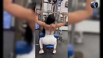 Fitness woman likes to show off all naked