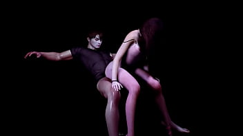 Asian girlfriend serving her boyfriend's cock