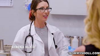 Haley reed is at her doctor serena blair's office for a checkup with her stemom serene siren the examination turns into the wildest lesbian threesome you can imagine