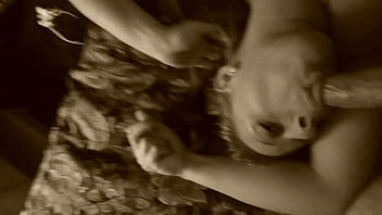 Girlfriend head in hotel