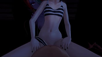 Monster girl prologue halloween special elf woman jumping a good cock with her neko sister