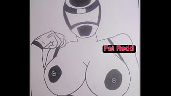 Multicolored sexy fighter