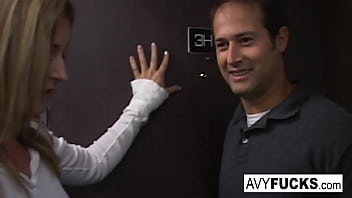 Hot blonde loves that dick