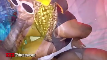 Xxx threesome i didn't know that my new roommate from the north can handle a cock like this