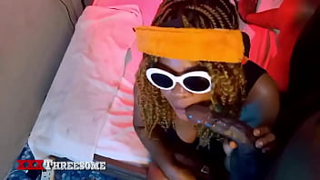 Xxx threesome i didn't know that my new roommate from the north can handle a cock like this