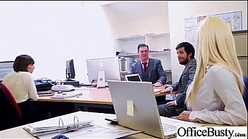 Busty office girl lou lou get busy in hardcore sex scene clip 24