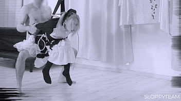 Blonde teen fucked on swing * suspension bondage shibari bdsm