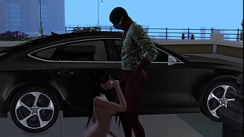 Young girl blowjob and gives your body to the client