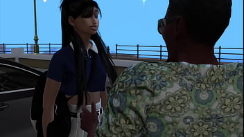 Young girl blowjob and gives your body to the client