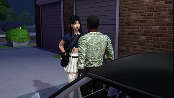 Young girl blowjob and gives your body to the client