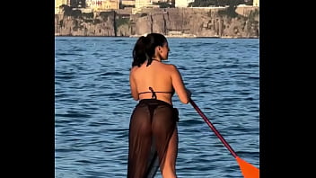 Beautiful ass on beach