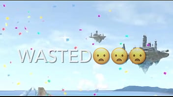 A lost aoe gets it in mouth and ass while asian man and faceless woman watch in awe