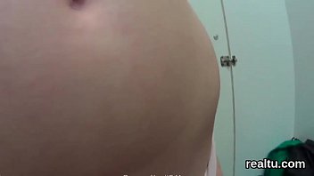 Striking czech teen is tempted in the mall and banged in pov