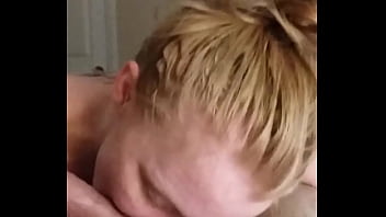 My girl goes at it w my cock and balls