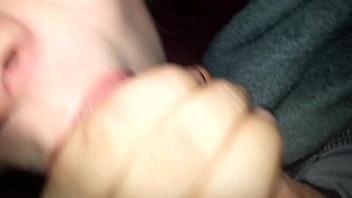 18 year old sucks cock and gets cumshot