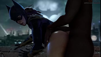 Batgirl posición perrito