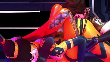 Overwatch tracer x bee skin booty licking