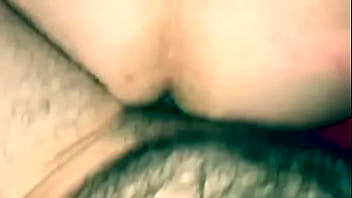 She’s tossed onto a bed and pounded really hard