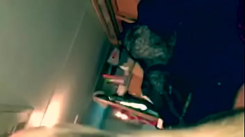 She’s tossed onto a bed and pounded really hard