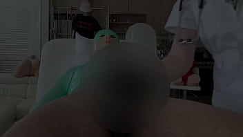 A real happy ending for the latex king slayer with waxing and emptying of his balls