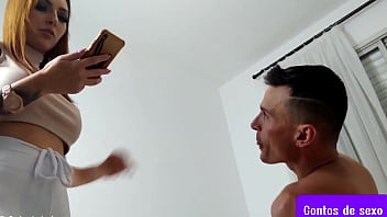 Fui pego no flagra mas acabei ganhando a amiga gostosa da minha mulher completo no sheer e red