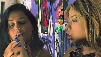 Smoking while you adore my feet