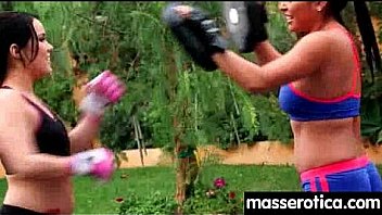 Petite girl gives big boobs lesbian an orgasm to remember 21