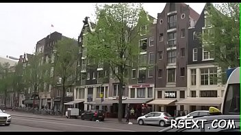 Babe takes it up the booty