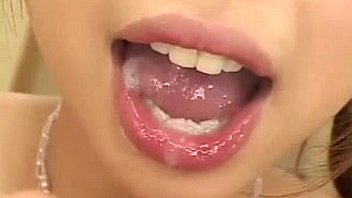 Loads cum onto tongue Loads cum onto tongue