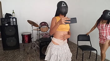 She Is Short But Horny The Other Is Skinny And Dark Both Are Excited Waiting For A Man To Have Sex At Home thumbnail