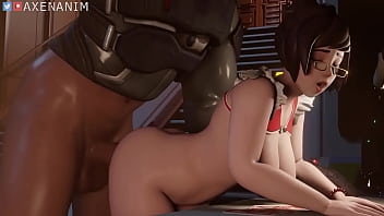 Mei hard anal sex from behind