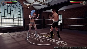 Ariana vs jerle nf3d mixed mma combat ring battle