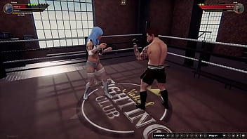Ariana vs jerle nf3d mixed mma combat ring battle