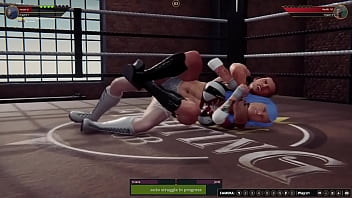 Ariana vs jerle nf3d mixed mma combat ring battle