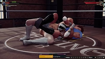 Ariana vs jerle nf3d mixed mma combat ring battle