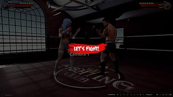 Ariana vs jerle nf3d mixed mma combat ring battle