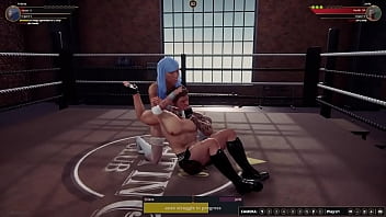 Ariana vs jerle nf3d mixed mma combat ring battle