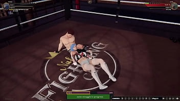 Ariana vs jerle nf3d mixed mma combat ring battle