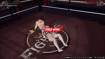 Ariana vs jerle nf3d mixed mma combat ring battle