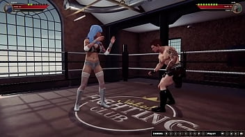 Ariana vs jerle nf3d mixed mma combat ring battle