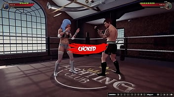 Ariana vs jerle nf3d mixed mma combat ring battle