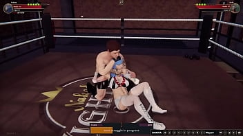 Ariana vs jerle nf3d mixed mma combat ring battle