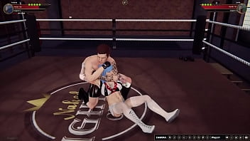 Ariana vs jerle nf3d mixed mma combat ring battle