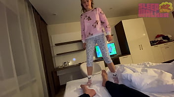 Stepdaughter fucks me while i'm talking