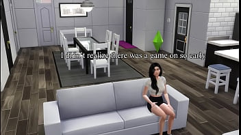 Seduced by my stepmom in the kitchen sims 4