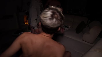 Part 3 a young girl gets fucked hard at a party by guys with big dicks