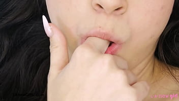 Aspiring teen model naked close up