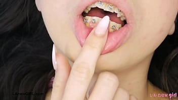 Aspiring teen model naked close up