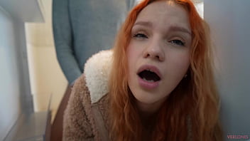 I got stuck in the fucking fridge and my stepbrother fucked me in the pussy for creampie