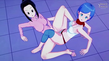Chichi and bulma scissoring juicy pussy